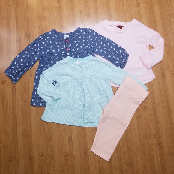 7 For All Mankind Other - 4pc Baby Girl Sweater Bundle, 12 Months